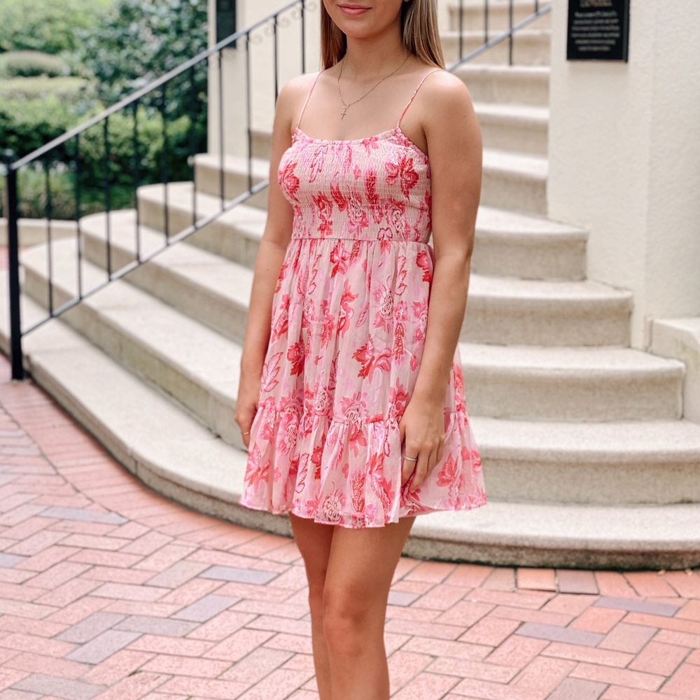 ON THE OTHER SIDE DRESS PINK